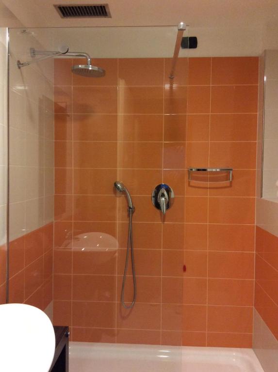 Koupelna v ubytování Hotel Motel Futura