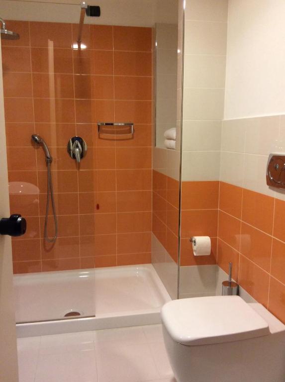 Koupelna v ubytování Hotel Motel Futura