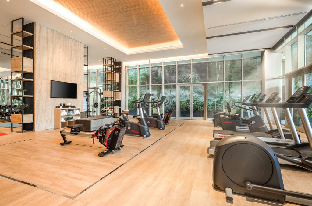 Fitness centrum a/nebo fitness zařízení v ubytování Citadines Abha