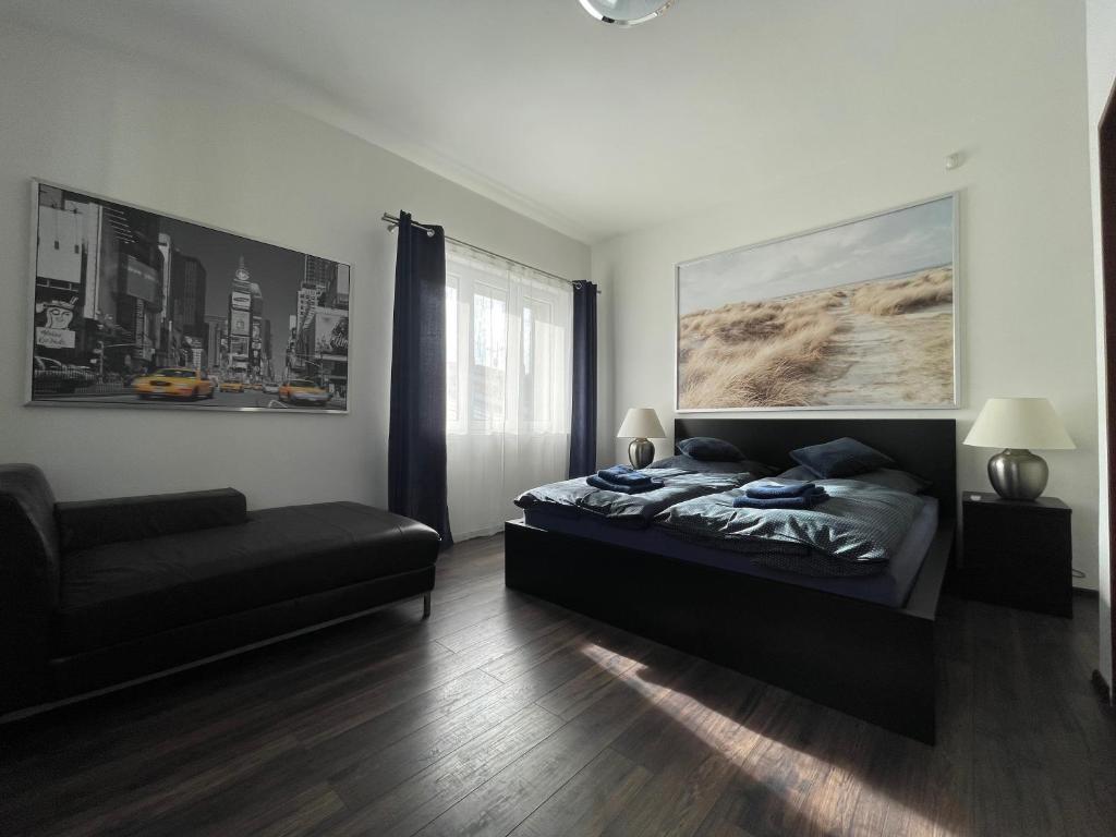 Część wypoczynkowa w obiekcie Stylové apartmánky