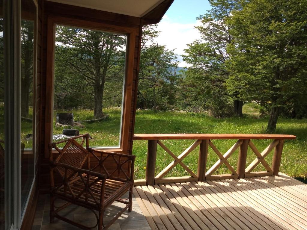 Κήπος έξω από το Cabaña Turismo EL SUSURRO