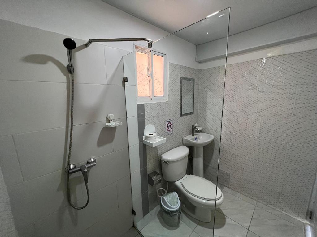 Koupelna v ubytování Costa Love Hotel Aeropuerto