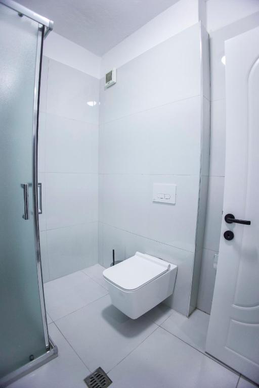 Koupelna v ubytování GRANDE APARTMENT KORCE