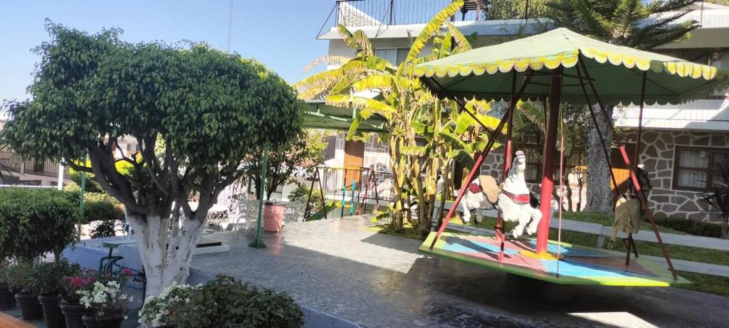 Zahrada ubytování Hotel Avenida Ixmiquilpan