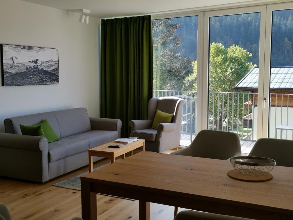 Posezení v ubytování All-Suite Resort Ötztal inklusive Summer Card