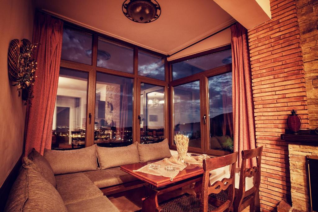 Posezení v ubytování Militsa Guesthouse