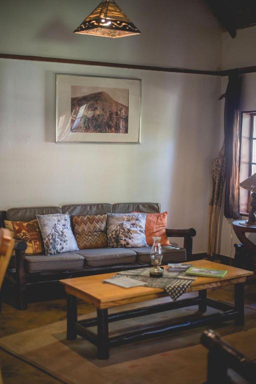Posezení v ubytování Thokozani Lodge