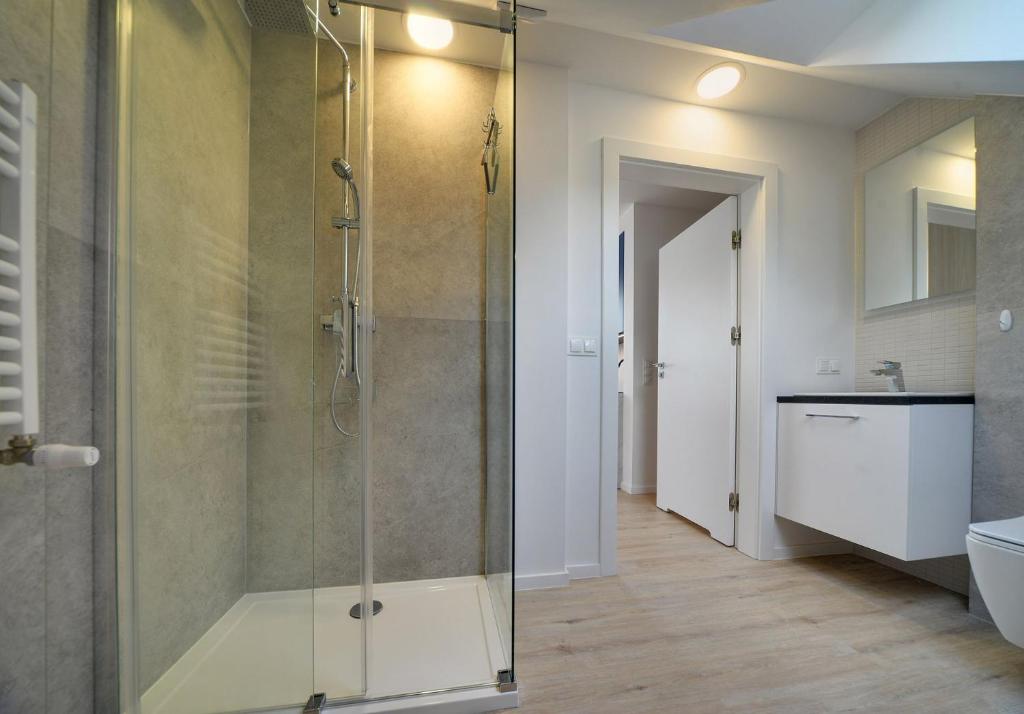 Kúpeľňa v ubytovaní Apart Invest Szklarska 800 A13