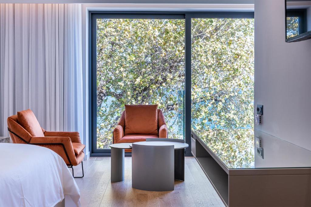 Posezení v ubytování Amario Suites Hotel