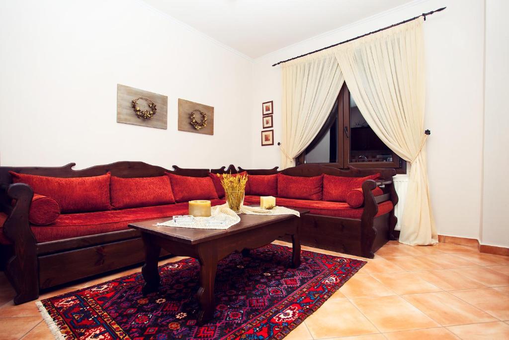 Posezení v ubytování Militsa Guesthouse