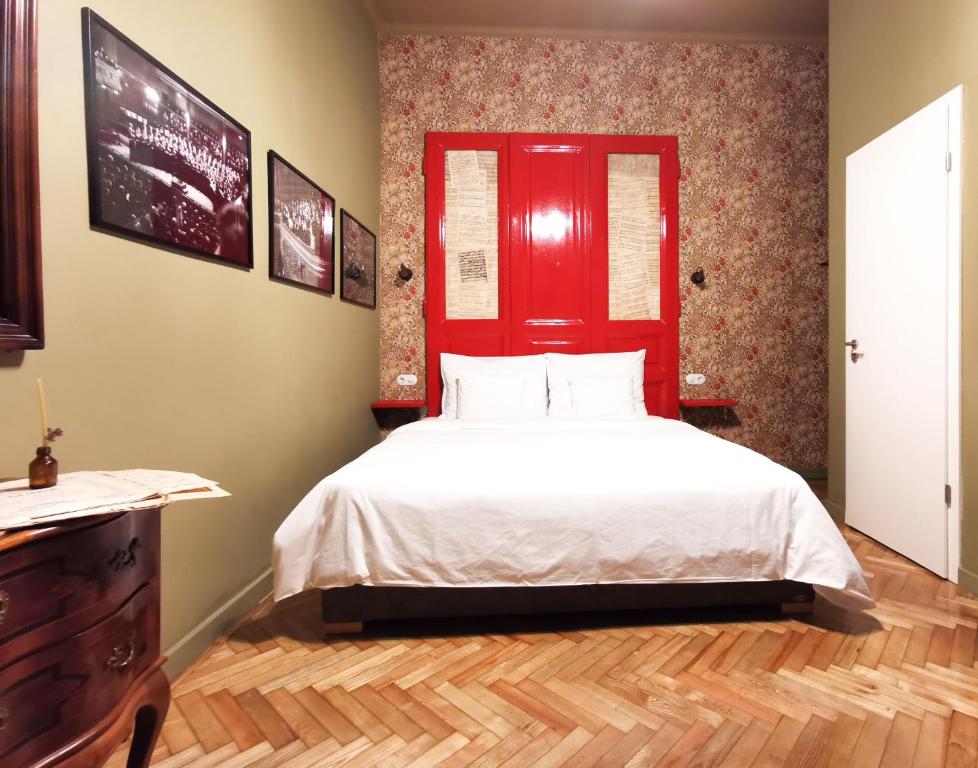 Posteľ alebo postele v izbe v ubytovaní Metropolis Budapest Boutique Hotel