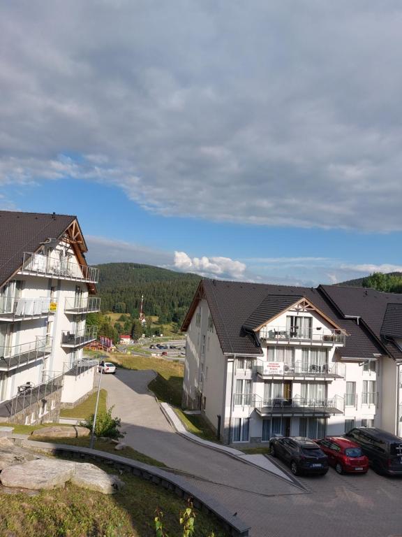 Výhľad na hory alebo výhľad na hory priamo z apartmánu