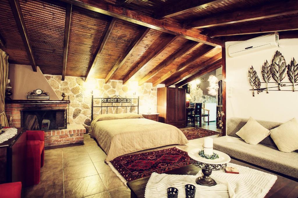 Posezení v ubytování Militsa Guesthouse
