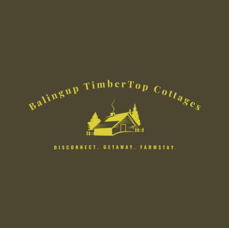 a logo for a buildingveltveltvelt conference with a house at Balingup TimberTop Cottages in Balingup
