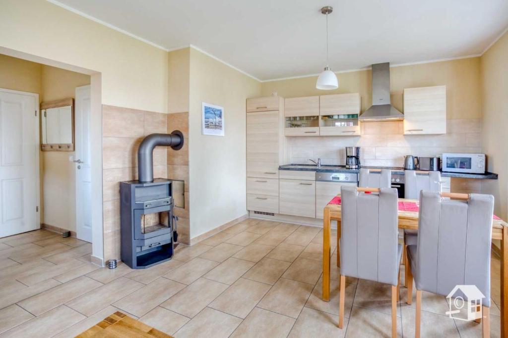 Kuchyň nebo kuchyňský kout v ubytování Appartement Sundevit