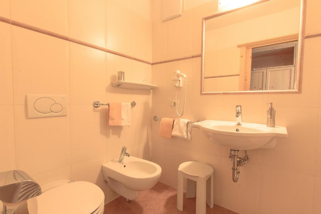 Koupelna v ubytování B&B Apartments La Palsa