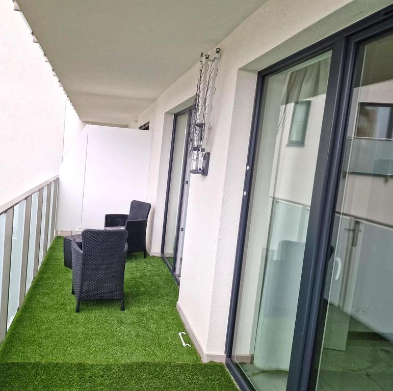 Posedenie v ubytovaní Apartamenty nad jeziorem Białym KA-BOATS