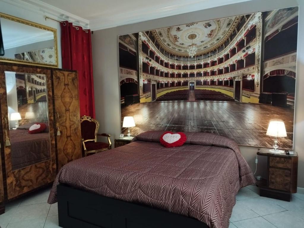 Postel nebo postele na pokoji v ubytování B&B Salita Metello