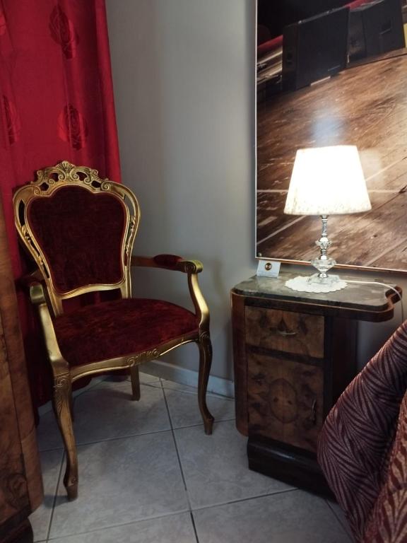 Posezení v ubytování B&B Salita Metello