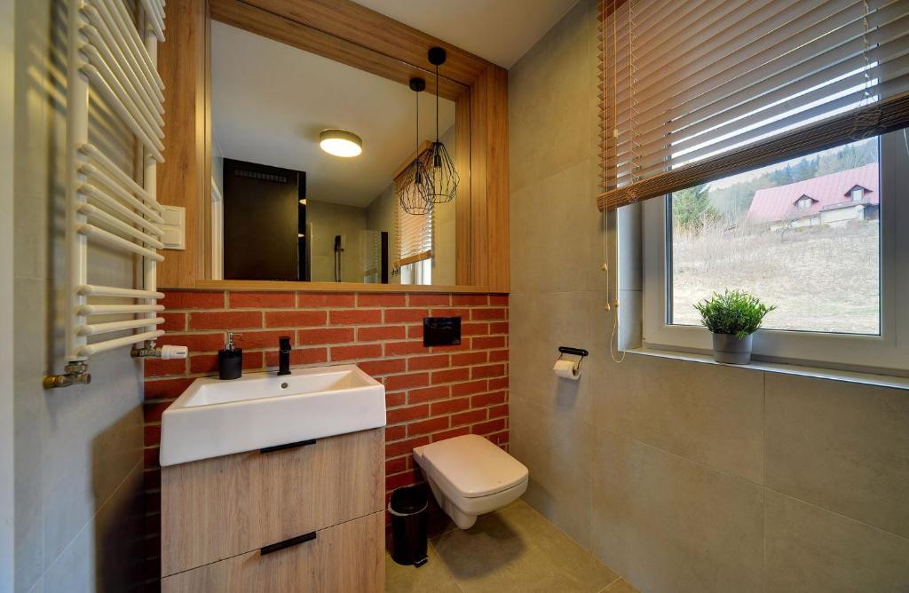 Kúpeľňa v ubytovaní Apart Invest Szklarska 800 C9