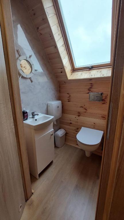 Kúpeľňa v ubytovaní Mazurska Sielanka