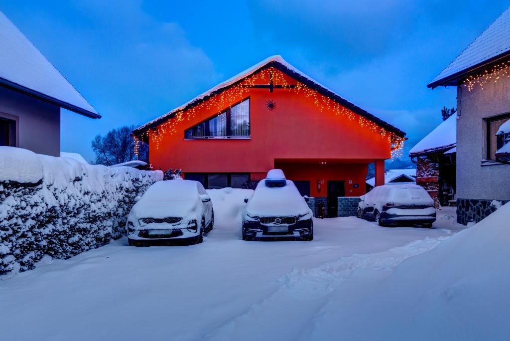 Apartmánový dom Slniečko v zimě