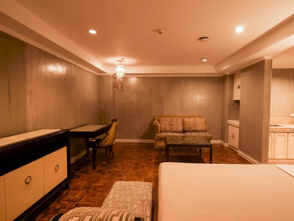 Posezení v ubytování CONNECTOR Hostel