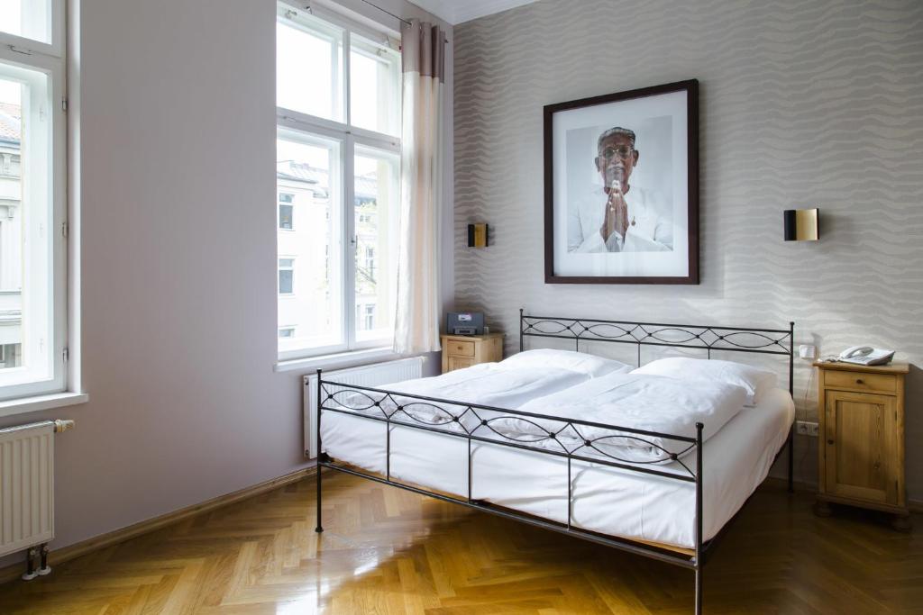 Postel nebo postele na pokoji v ubytování Hotel Residenz Begaswinkel