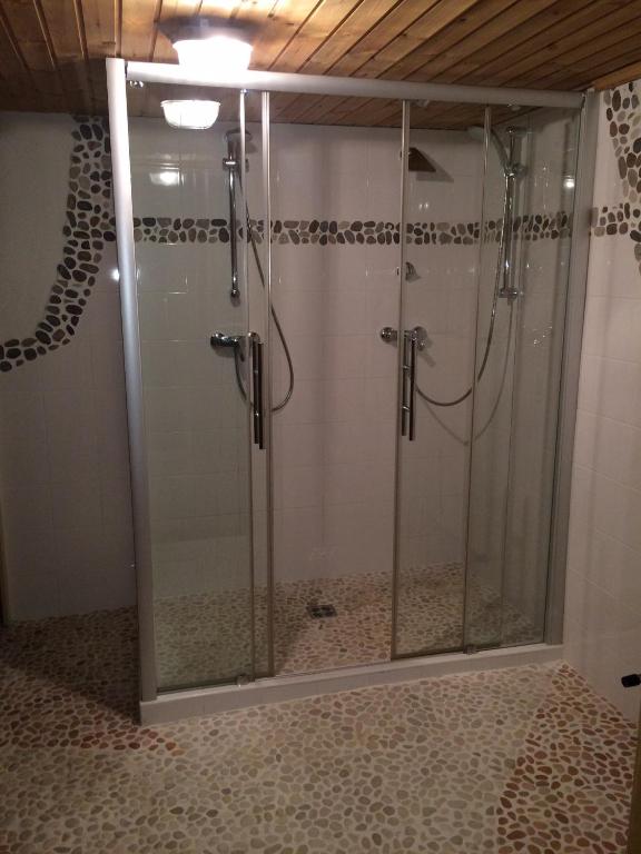 Koupelna v ubytování Appartement Aigner