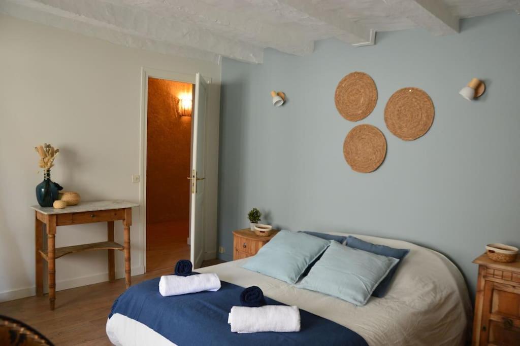 Krevet ili kreveti u jedinici u objektu Maison chaleureuse entre la Touraine et le Berry