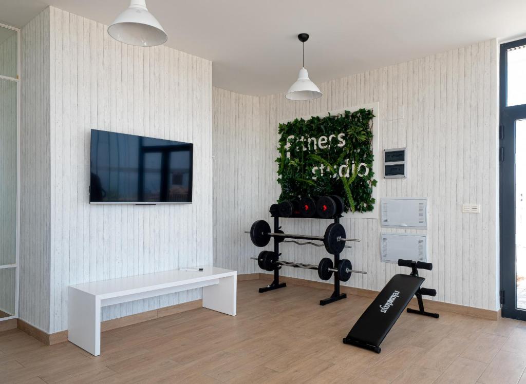 Fitness centrum a/nebo fitness zařízení v ubytování Via Celere 2344