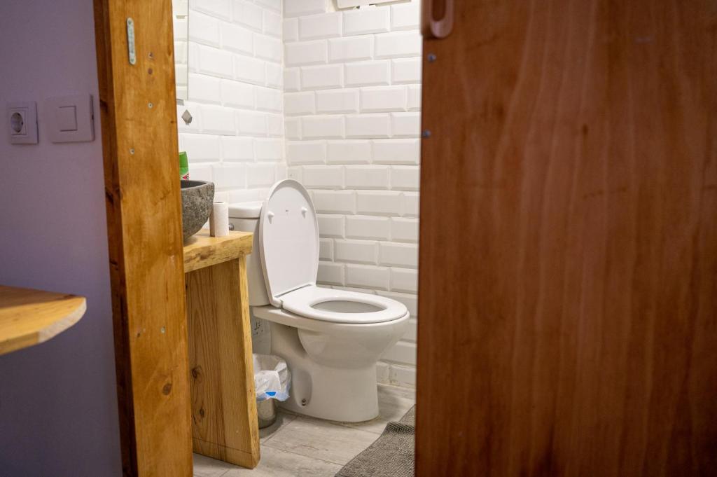 Koupelna v ubytování Drago Hostel