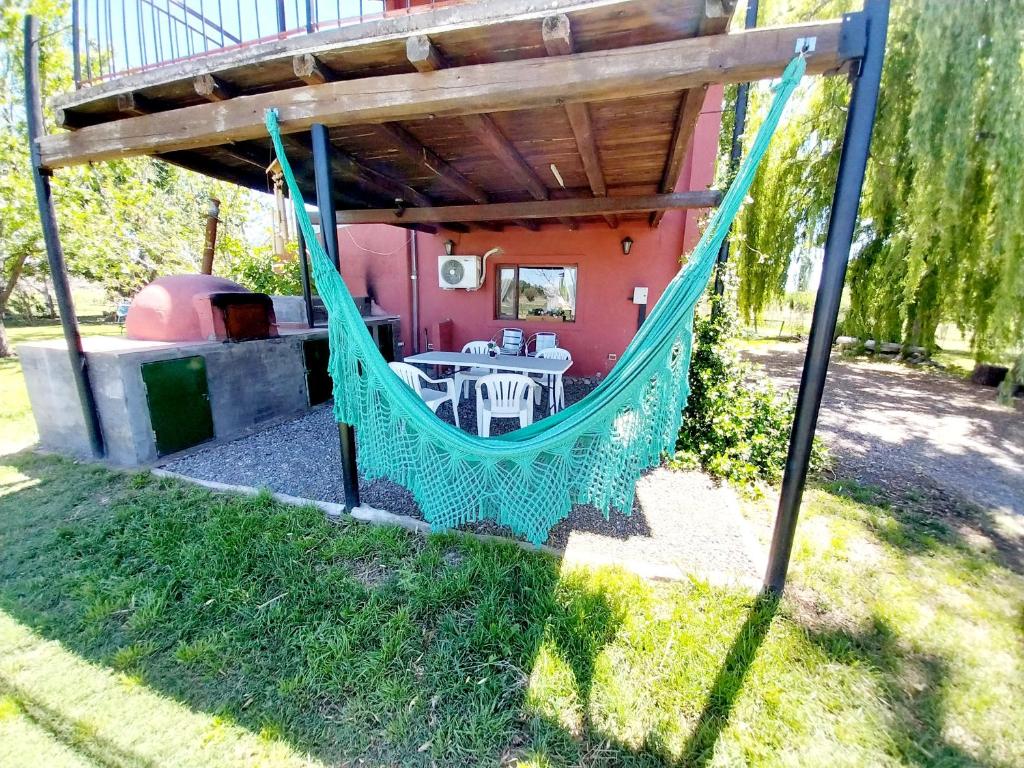 Zahrada ubytování cabaña Claro de Luz en finca Margarita