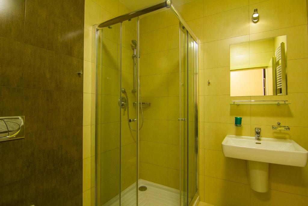 Koupelna v ubytování Apartmány Sport with Garage