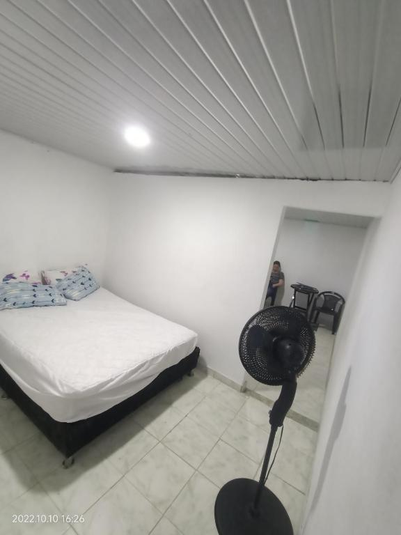 Postel nebo postele na pokoji v ubytování Hermoso apartamento independiente para pareja