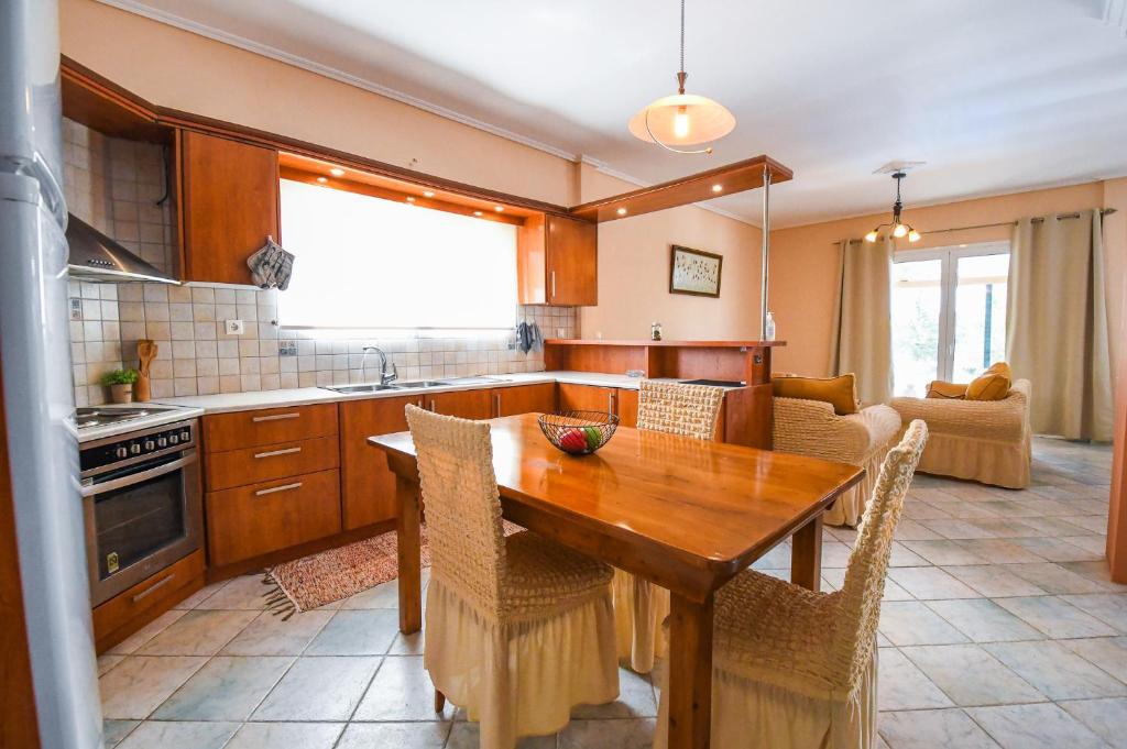A kitchen or kitchenette at Elatia Villa