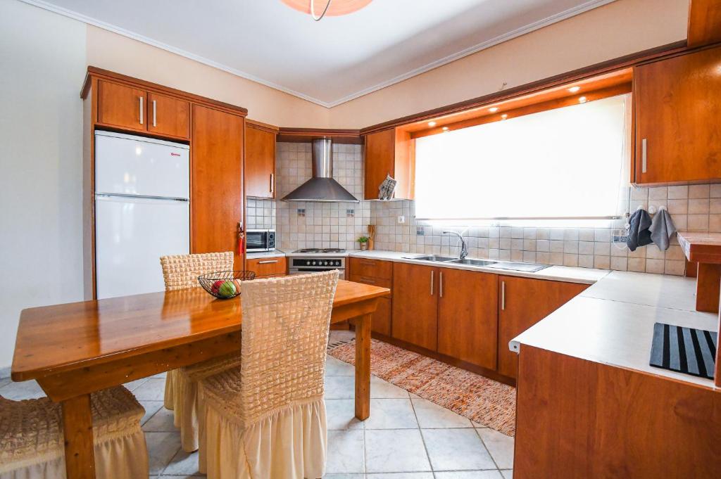 A kitchen or kitchenette at Elatia Villa