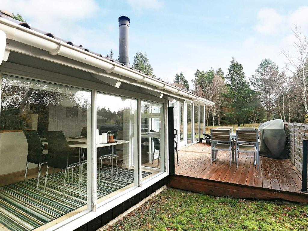 Balkón nebo terasa v ubytování Holiday home Jerup XLVIII