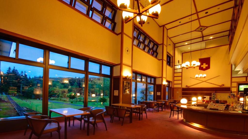 Restaurace v ubytování Kyukamura Norikura-Kogen