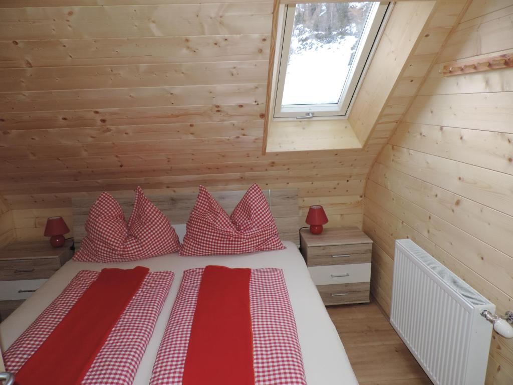 Postel nebo postele na pokoji v ubytování Unterlanschützhof