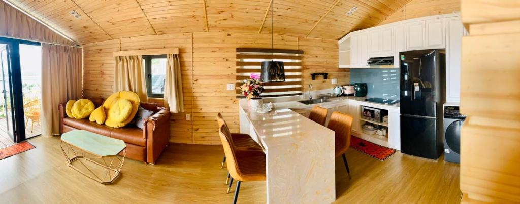 Nhà bếp/bếp nhỏ tại Ngọc Nguyên Homestay