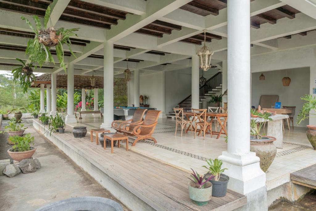 Balkón nebo terasa v ubytování Galalima Glamping by AGATA