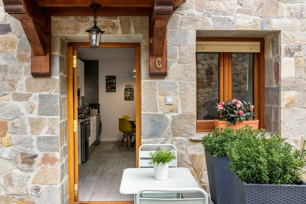 Patio alebo iná vonkajšia časť ubytovania Apartamento Valverde II