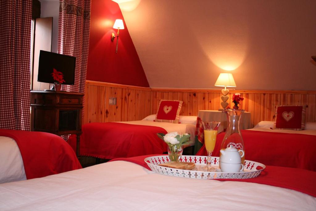 TV a/nebo společenská místnost v ubytování Hotel Boutique Balaitus