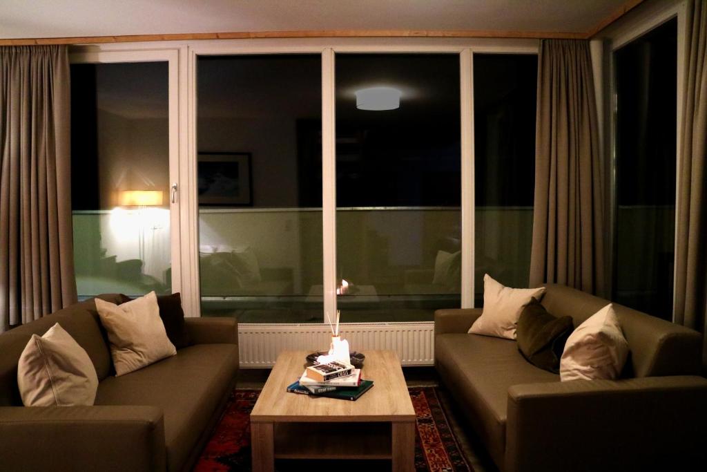 Część wypoczynkowa w obiekcie Chalet Lenzi