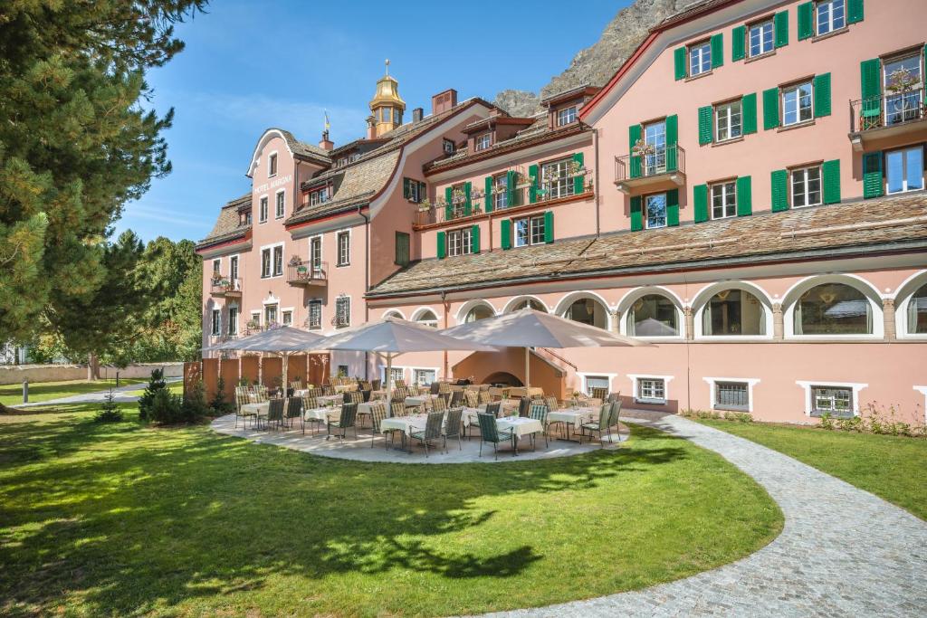 Zahrada ubytování Parkhotel Margna Superior