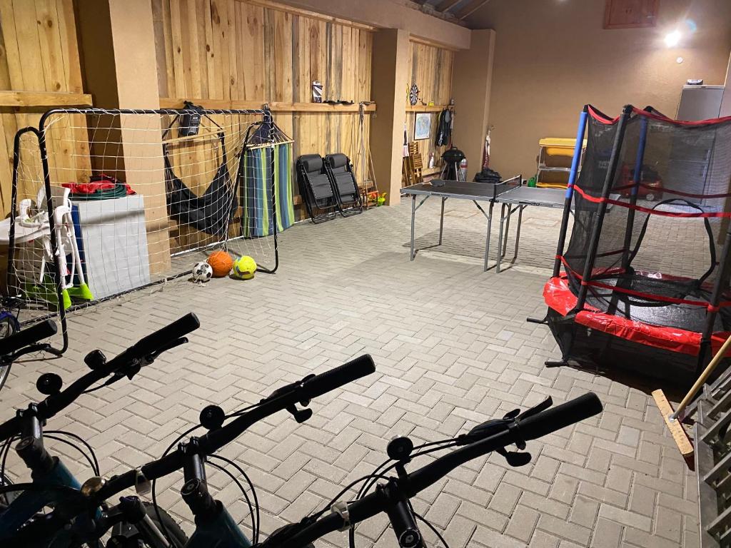 Fitness centrum a/nebo fitness zařízení v ubytování Ókerka Vendégház