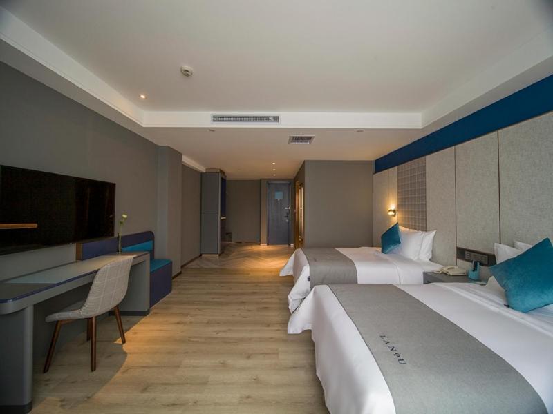 LanOu Hotel Zhenjiang Runzhou District Railway Station - Deluxe Twin Room