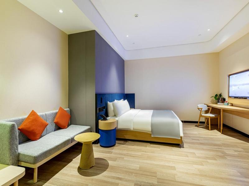 LanOu Hotel Huaibei Xiangshan People's Government - Deluxe Twin Room