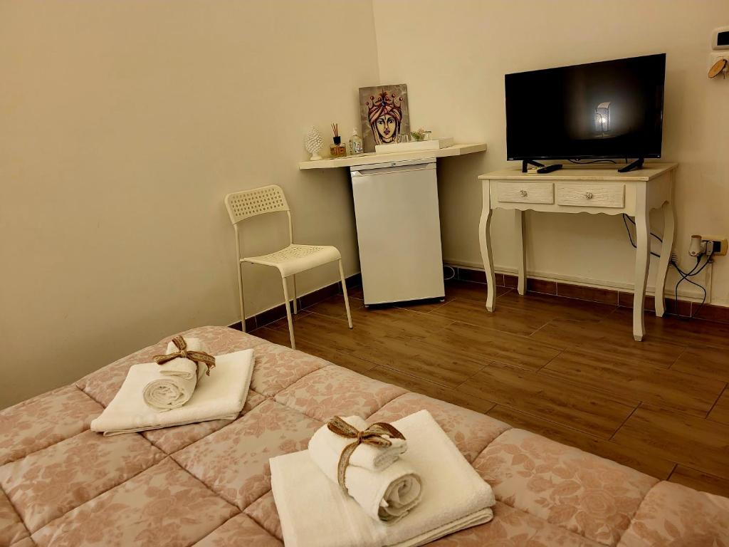 TV a/nebo společenská místnost v ubytování La Perla Di Noto